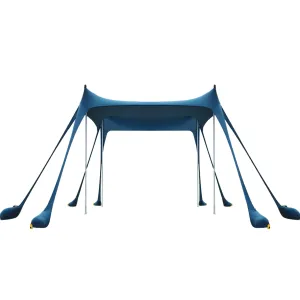 10x10FT Beach Canopy Tent Sun Shelter with Sandbag