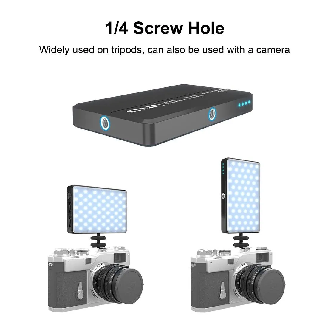 120 LED Live Broadcast Video Light with 6 Colour Filters