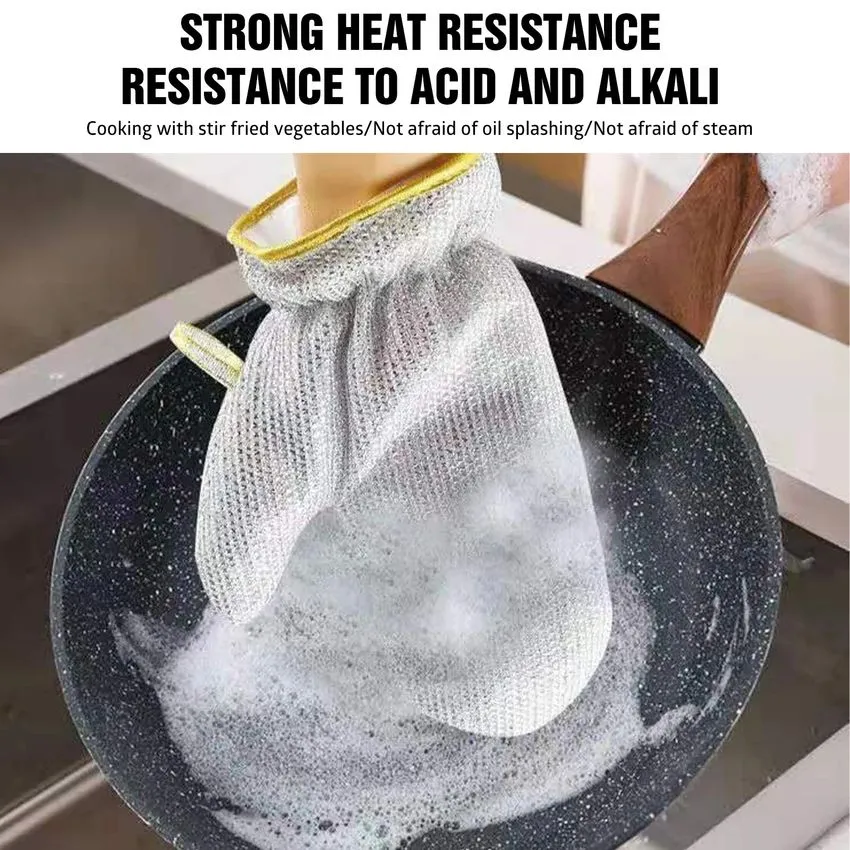 2025 NEW YEAR HOT SALE 50% OFFKitchen Essentials Dishwashing Wire Gloves