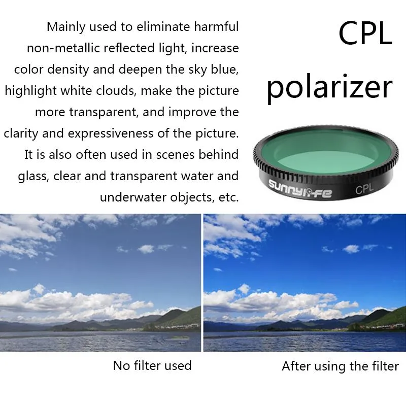 3-in-1 Cpl and Nd Filters for Insta360 Go 2 Sports Camera