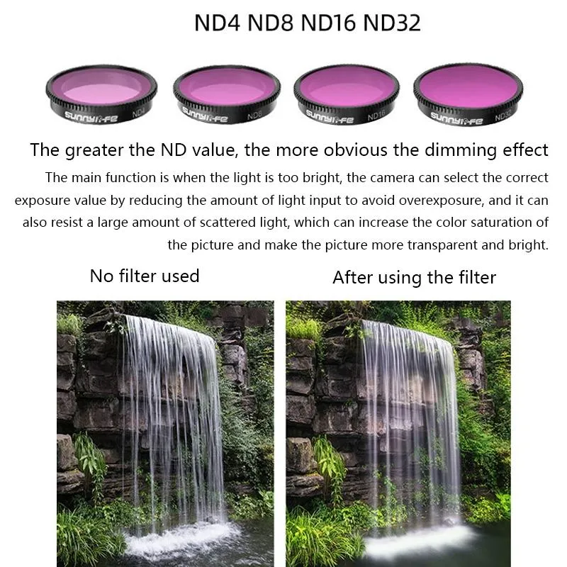 3-in-1 Cpl and Nd Filters for Insta360 Go 2 Sports Camera