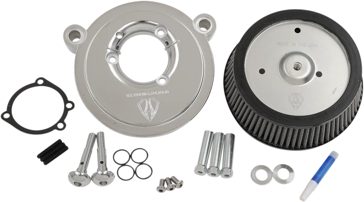 ARLEN NESS Synthetic Stage-1 Air Cleaner - Chrome - Twin Cam 50-515