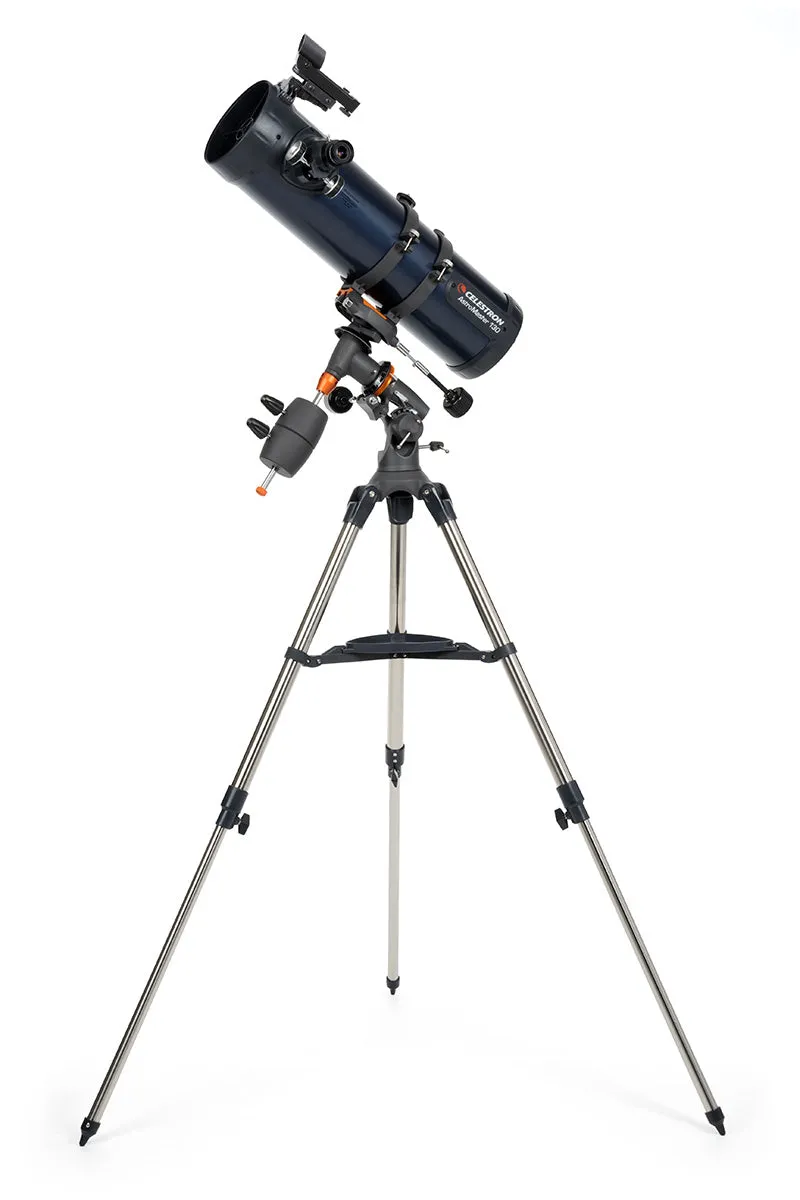 AstroMaster 130EQ Telescope with Phone Adapter & T-Adapter/Barlow Lens