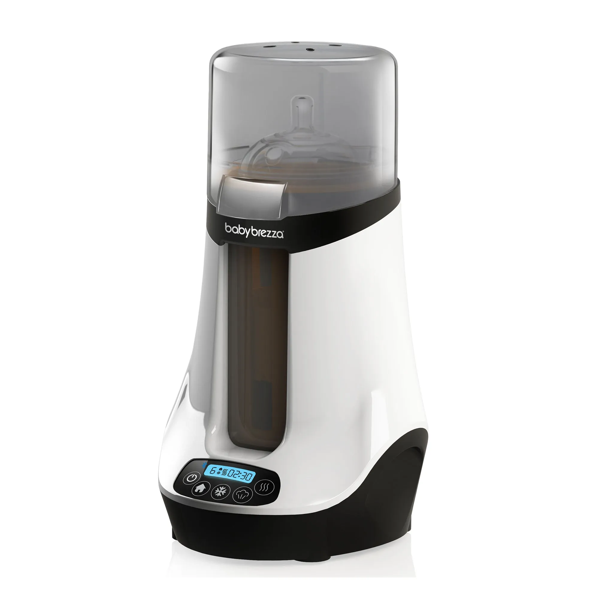 Baby Brezza Sterilizer Safe  Smart Baby Bottle Warmer (Birth to 36 Months) White