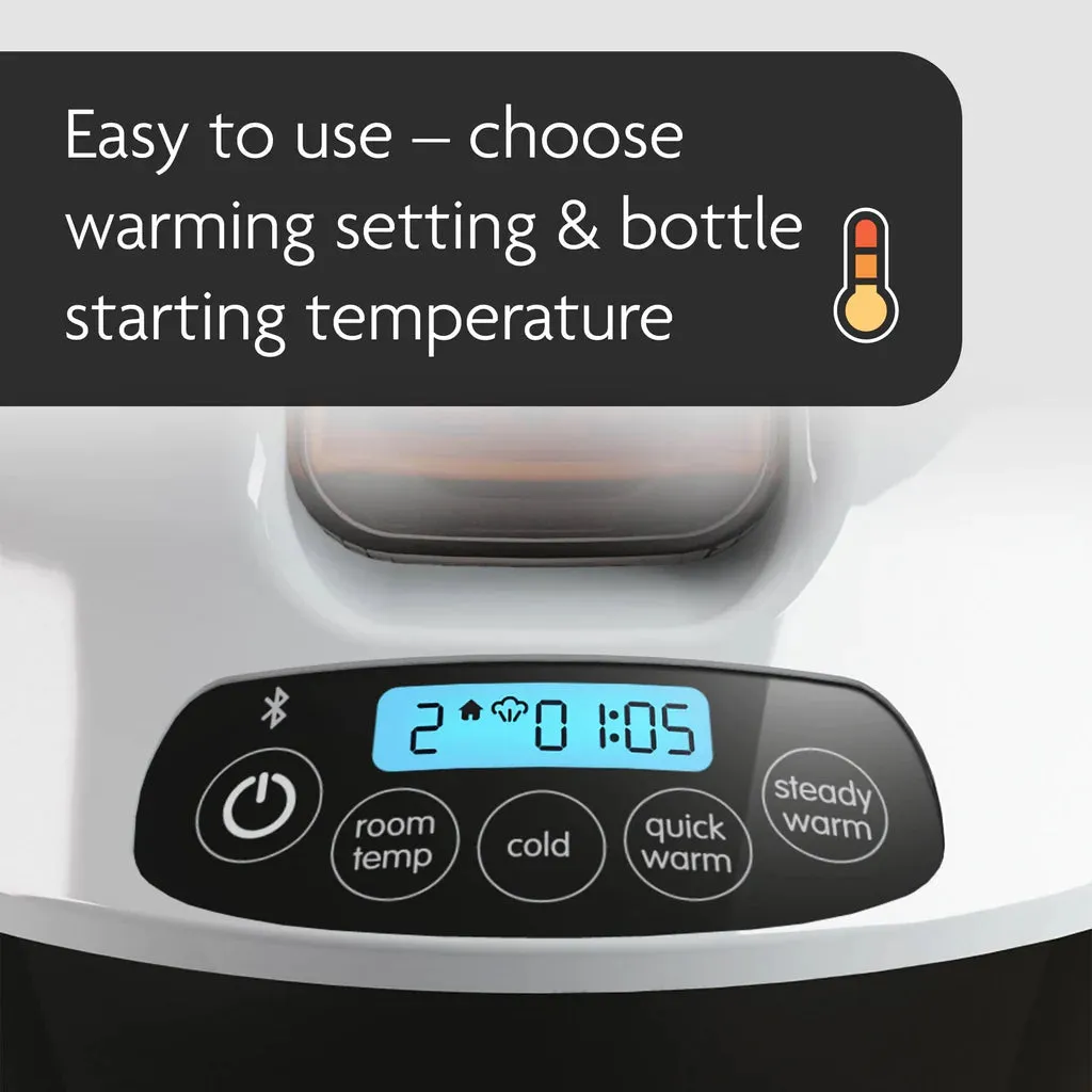 Baby Brezza Sterilizer Safe  Smart Baby Bottle Warmer (Birth to 36 Months) White
