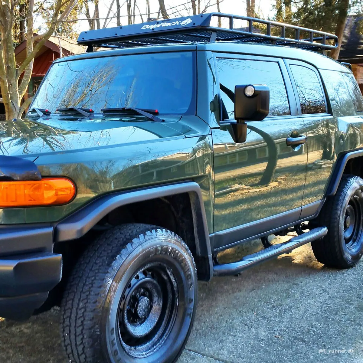 BajaRack Standard Roof Basket W/ Mesh Floor for Toyota FJ Cruiser 2007-2017