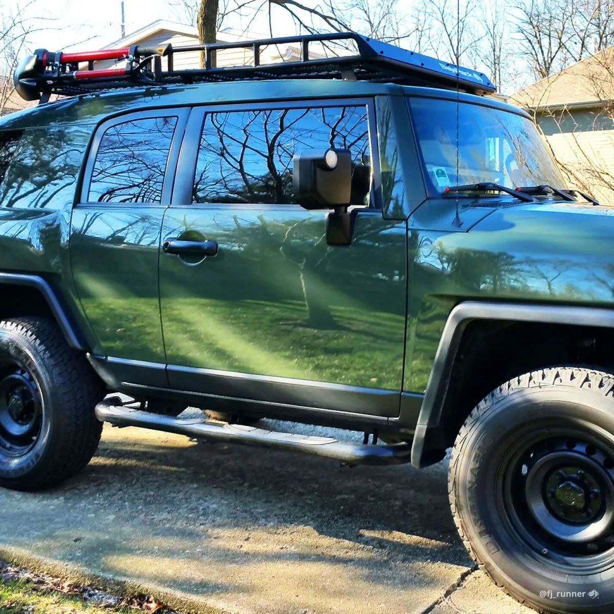BajaRack Standard Roof Basket W/ Mesh Floor for Toyota FJ Cruiser 2007-2017