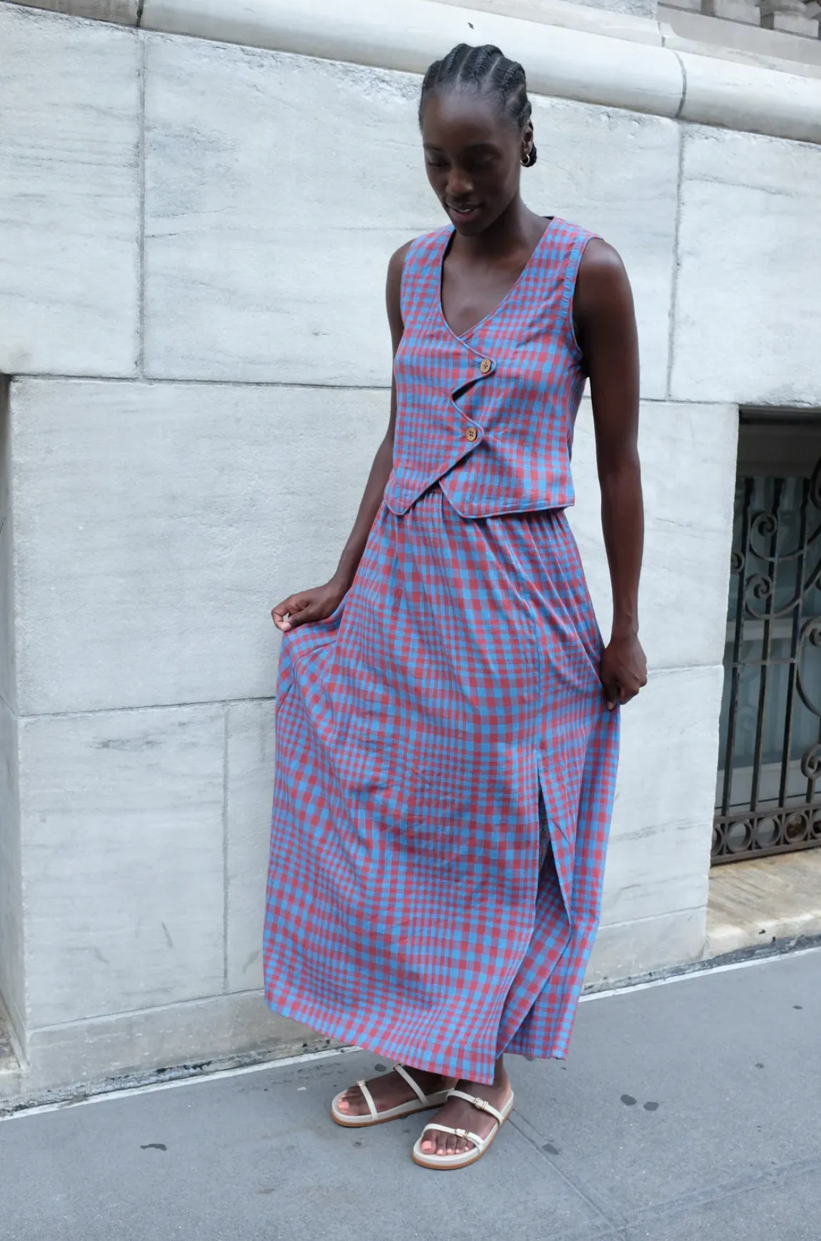 Carmen Skirt Beacon Chex | Rujuta Sheth