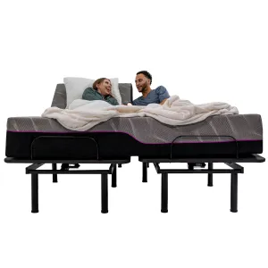 Couch.com Renew 11" King Size Flex Head Cooling Fast Responding Latex Foam Mattress Gray, Fabric Construction, Dark Gray Finish by Couch.com