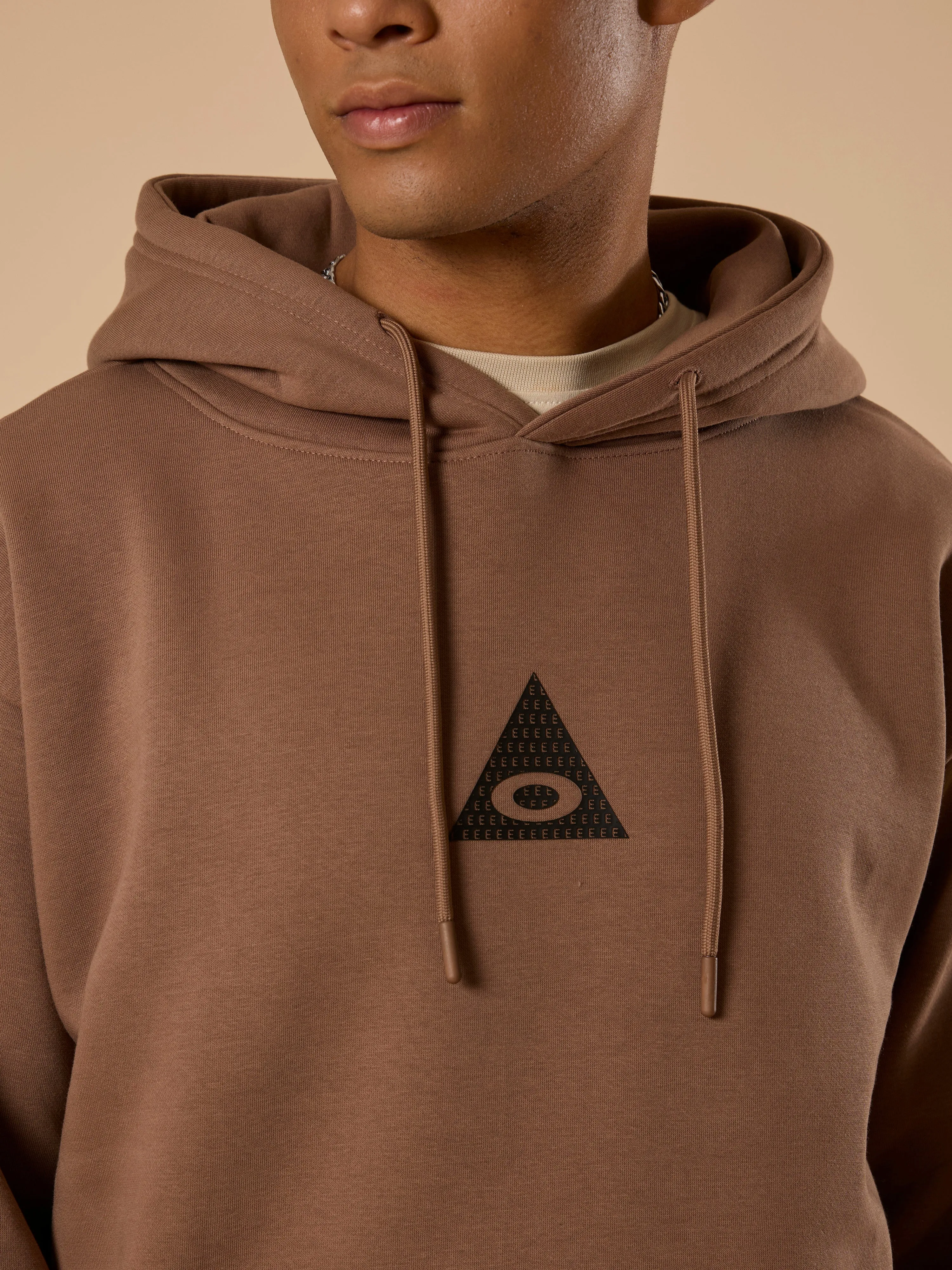 Drift - Printed Hoodie - Light Brown