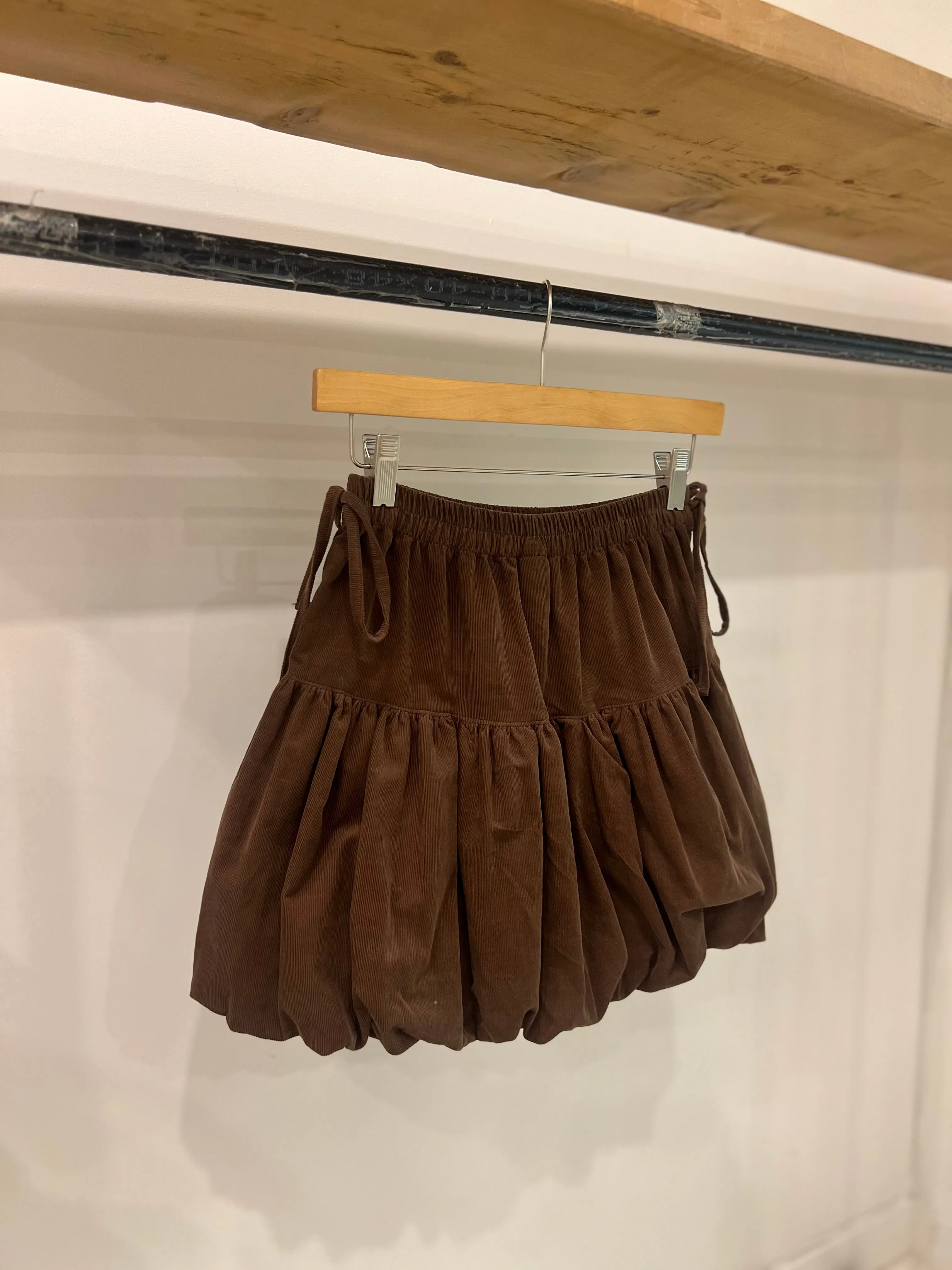 FASSO Corduroy puffy skirt