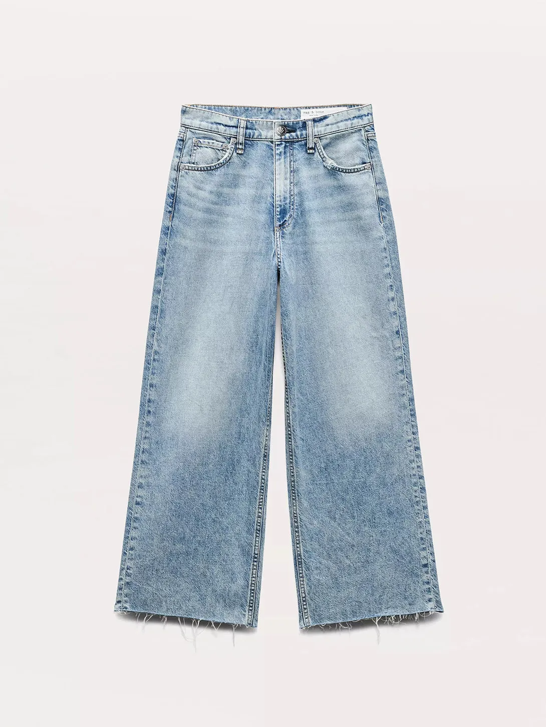 Featherweight Andi Wide Leg Crop Jean - Beacon