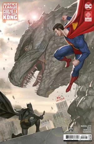 Justice League vs Godzilla vs Kong #6 (Of 7) Cover B Inhyuk Lee Card Stock Variant