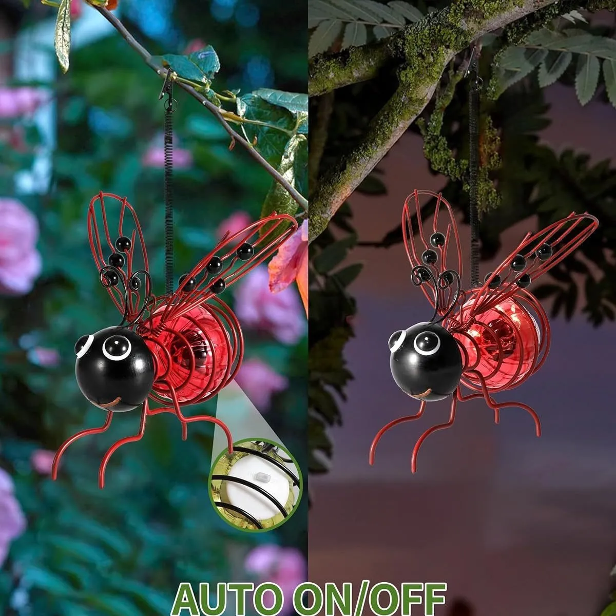 Last Day PromotionSolar Hanging Insect Simulation Light