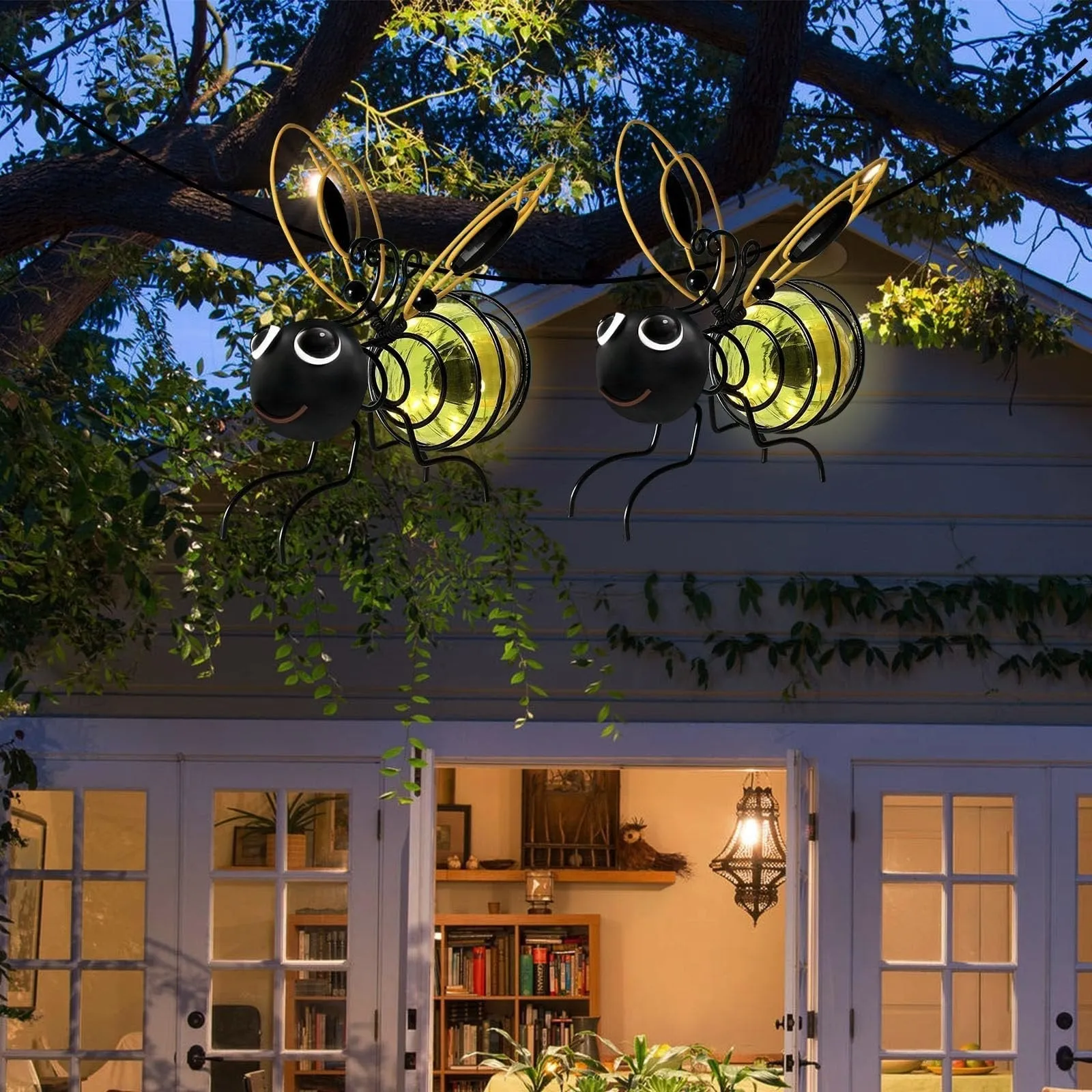 Last Day PromotionSolar Hanging Insect Simulation Light