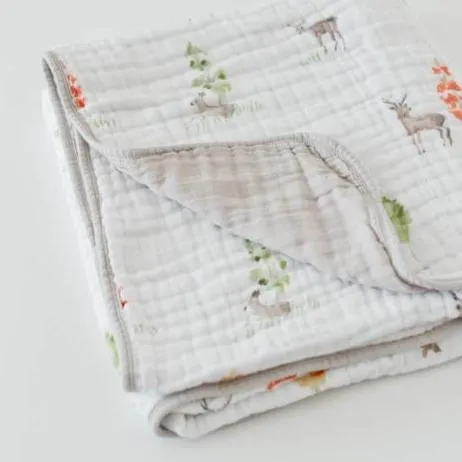 Little Unicorn Cotton Muslin Quilt - Oh Deer