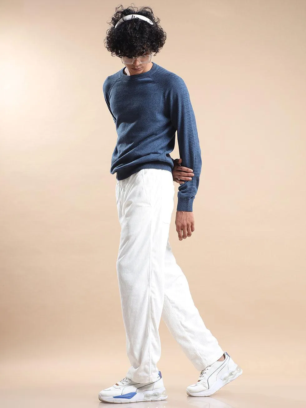 Men's Navy-Black Sweater