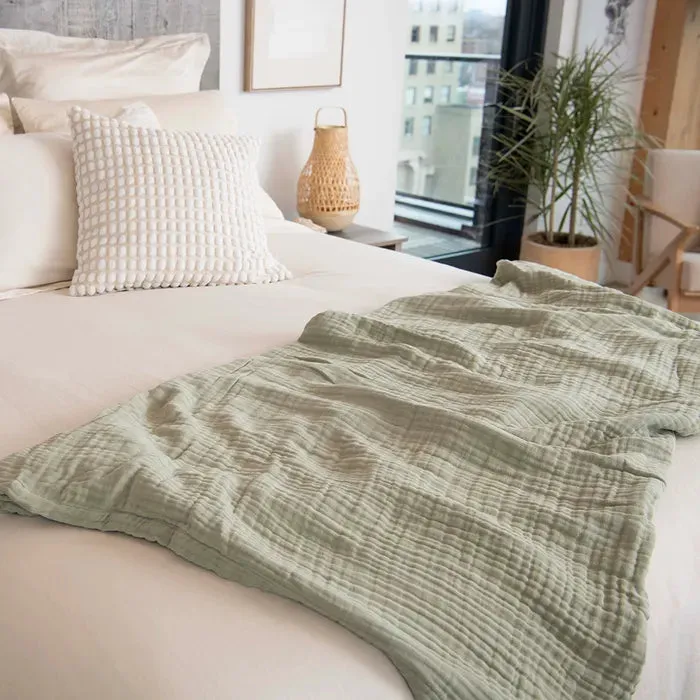 Naturepedic Organic Cotton Breathable Muslin Blanket