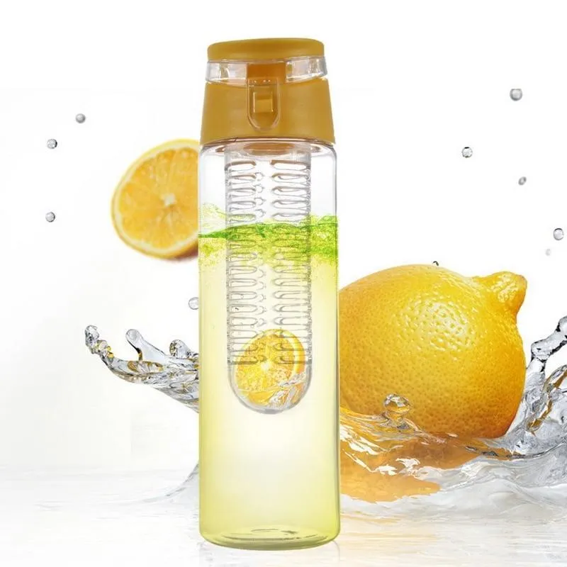 Portable Water Bottle with Fruit Infuser