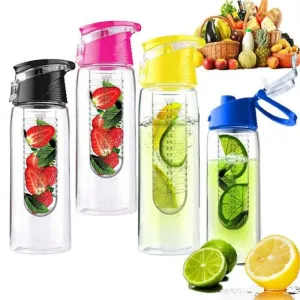 Portable Water Bottle with Fruit Infuser