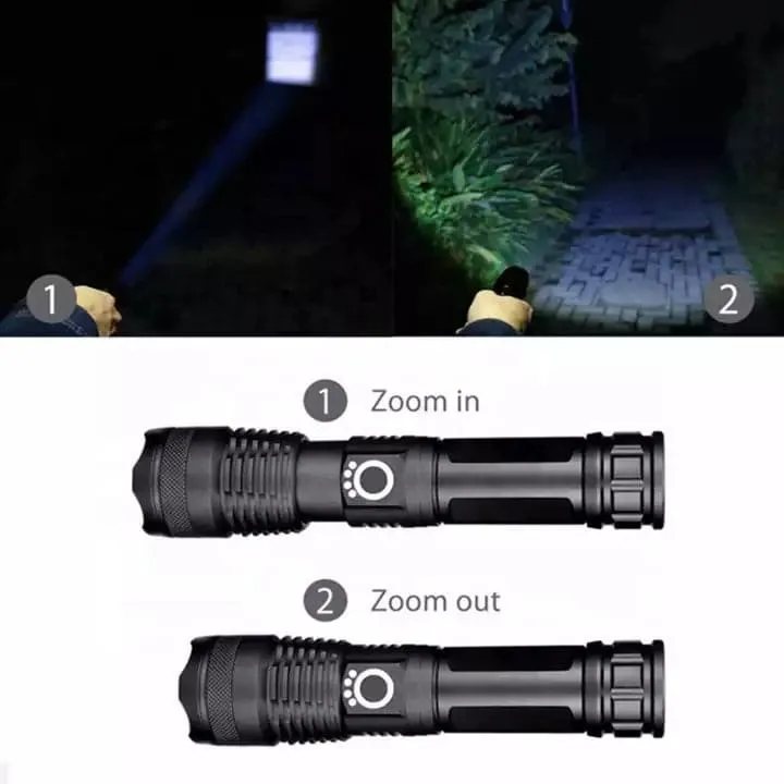 RECON GS2 Rechargeable  XH 3000 lumen Tactical LED Flashlight.