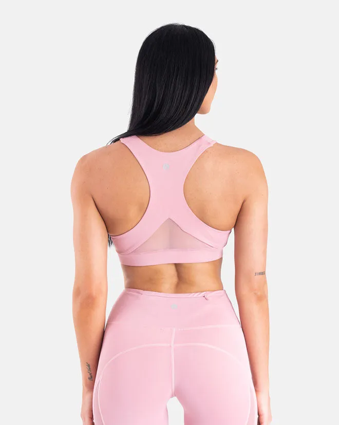 Staple Mesh Sports Bra - Lilac