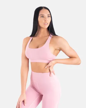 Staple Mesh Sports Bra - Lilac