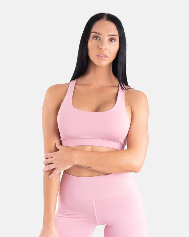 Staple Mesh Sports Bra - Lilac