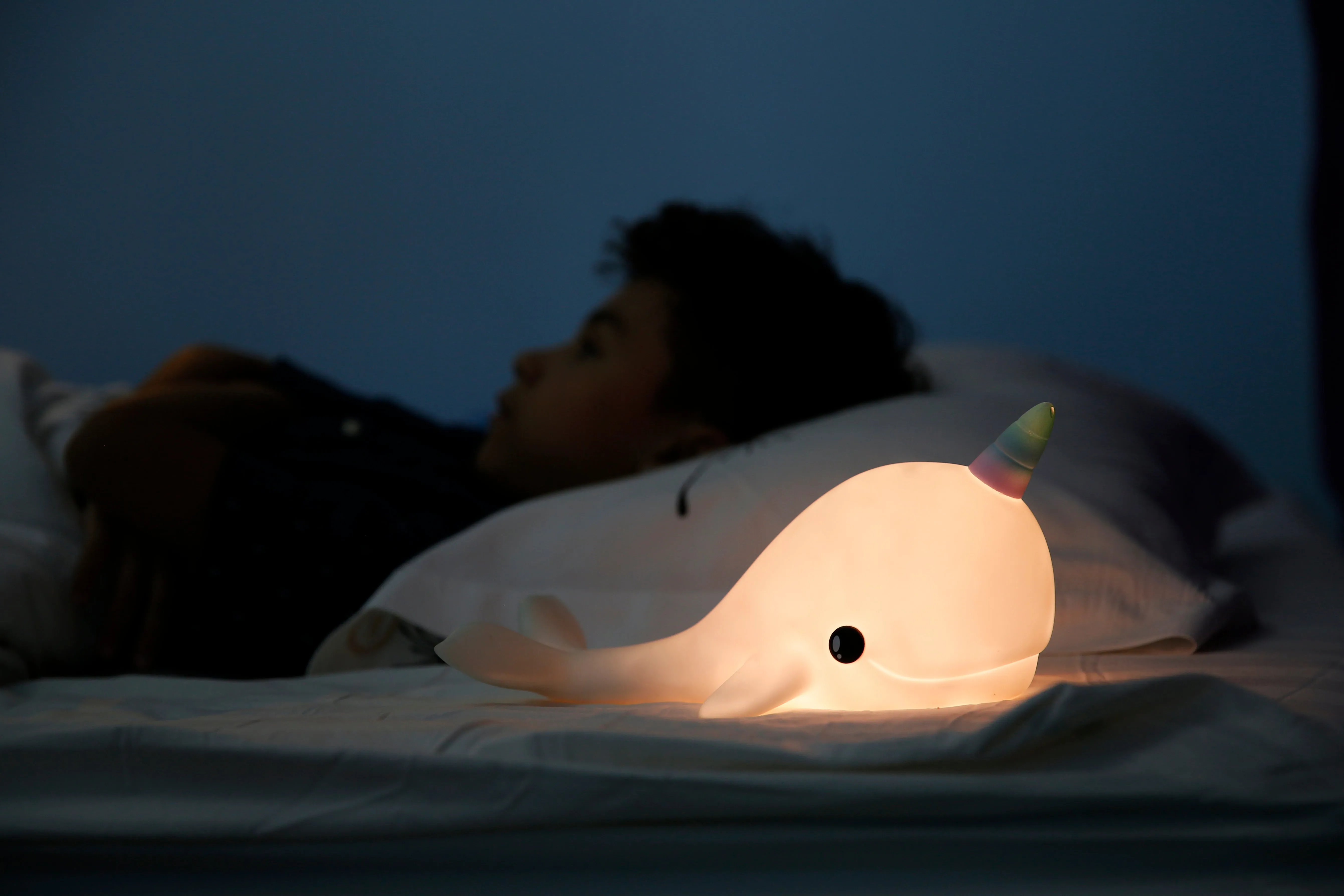 Stellar Haus USB Charge Large Narwhal Night Light