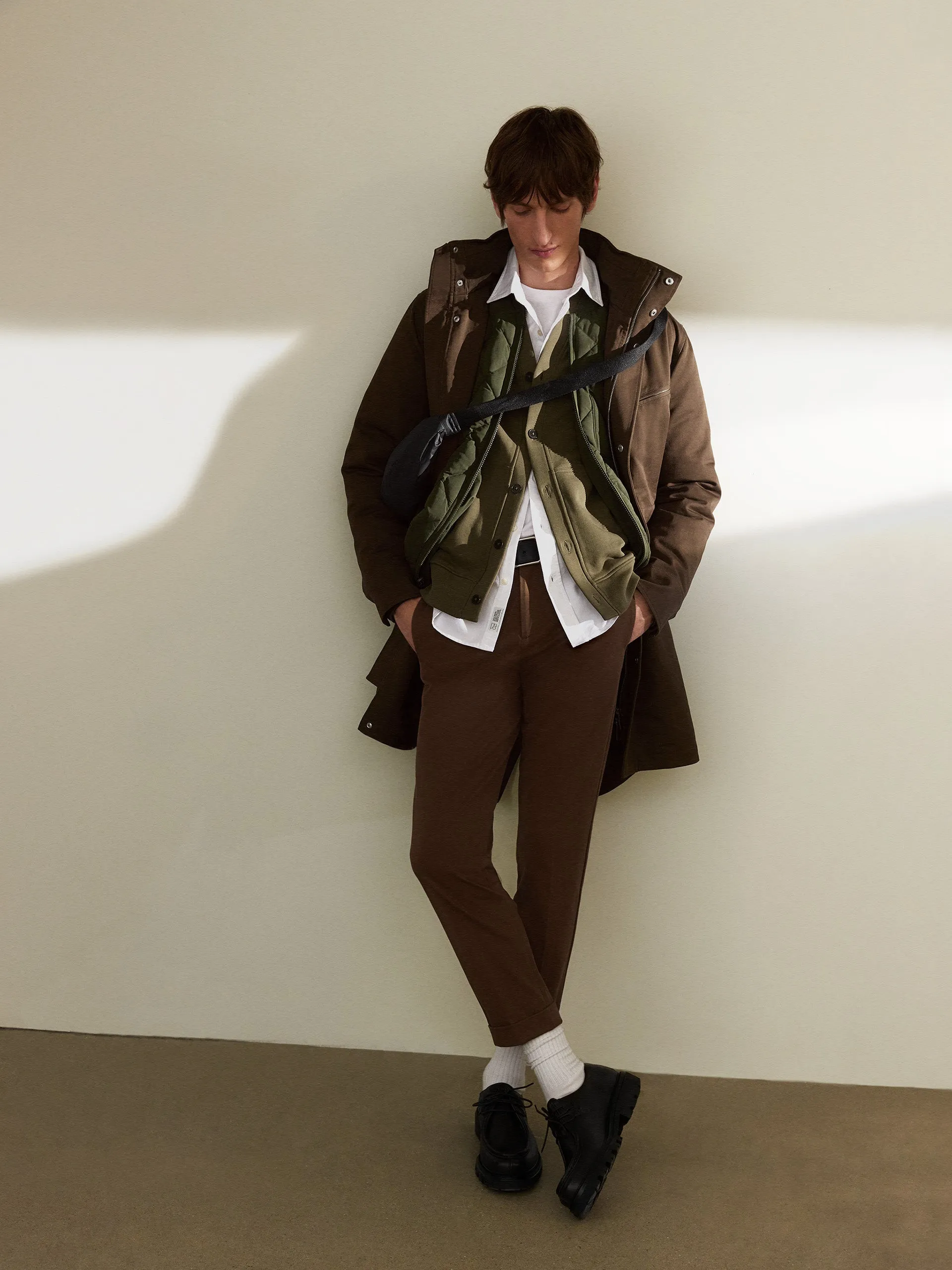 The Fishtail Parka in Dark Taupe