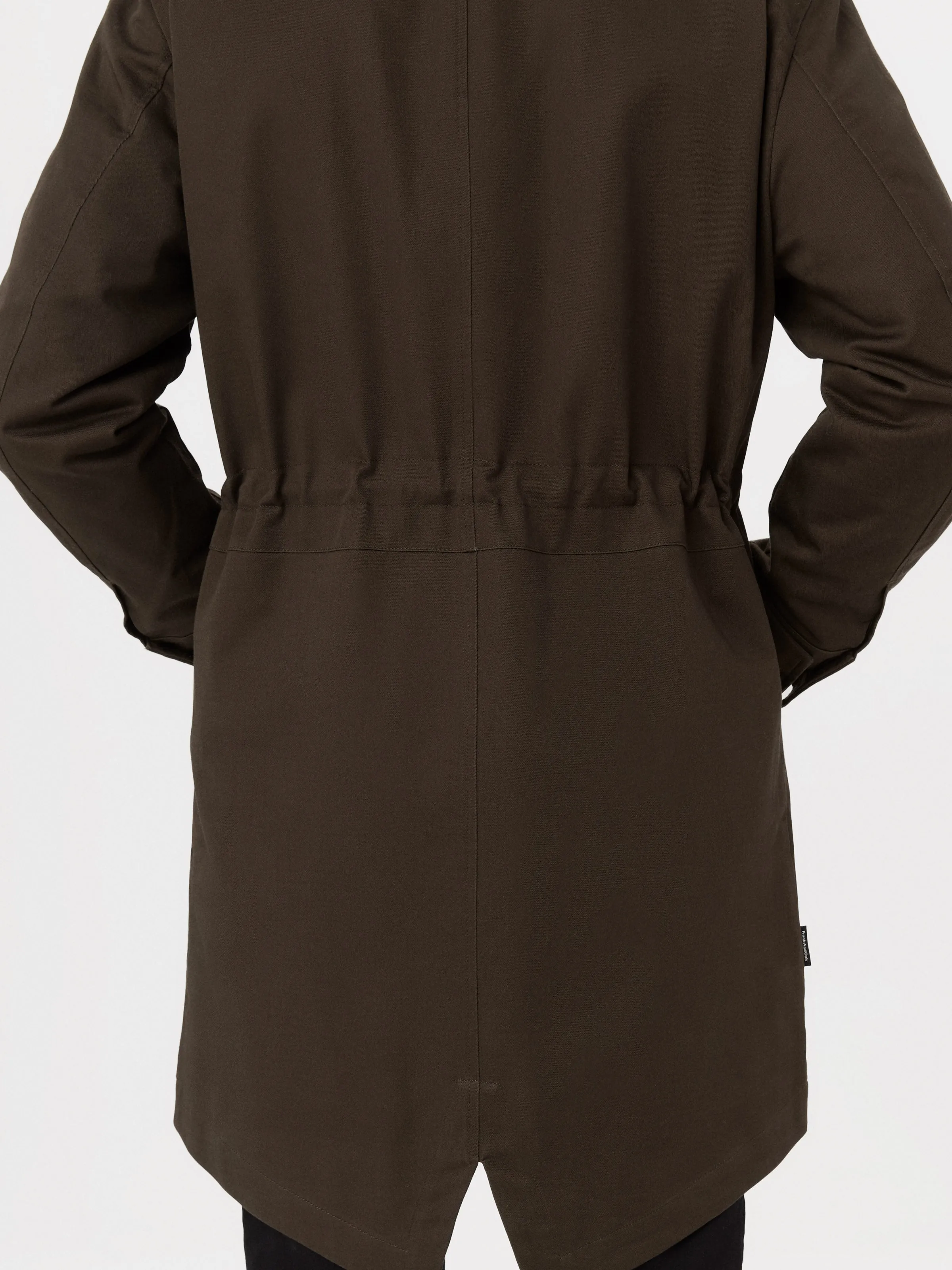 The Fishtail Parka in Dark Taupe