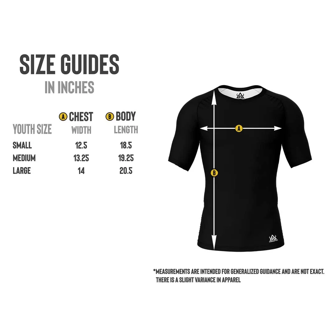 Youth - Rash guard - Viking Shield - Short Sleeve